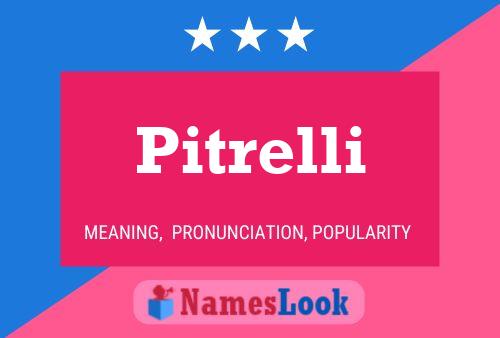 Постер имени Pitrelli