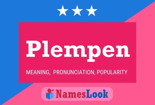 Постер имени Plempen