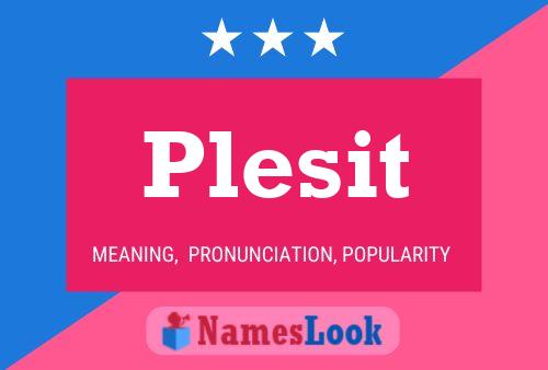 Постер имени Plesit