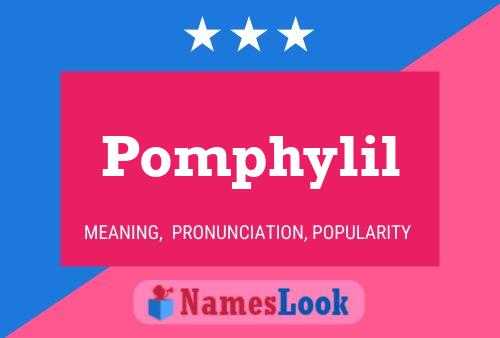 Постер имени Pomphylil