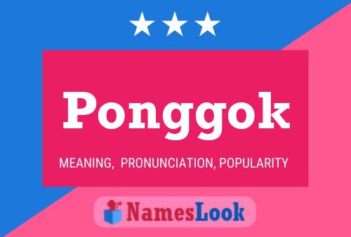 Постер имени Ponggok