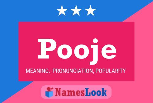 Постер имени Pooje