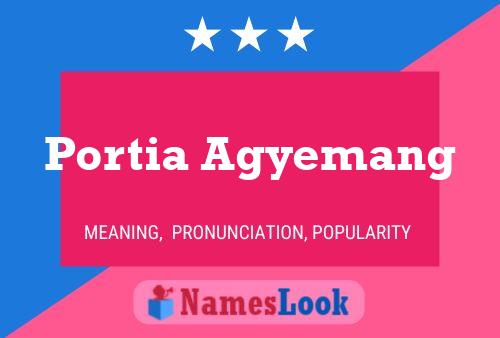 Постер имени Portia Agyemang