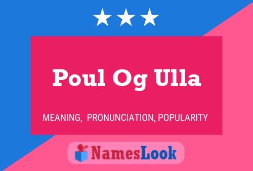 Постер имени Poul Og Ulla