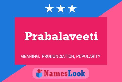 Постер имени Prabalaveeti