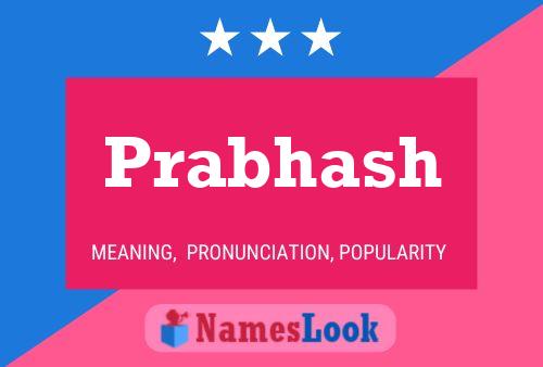 Постер имени Prabhash