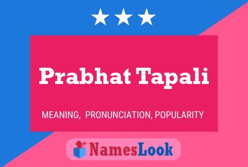 Постер имени Prabhat Tapali