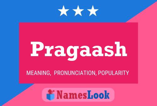 Постер имени Pragaash