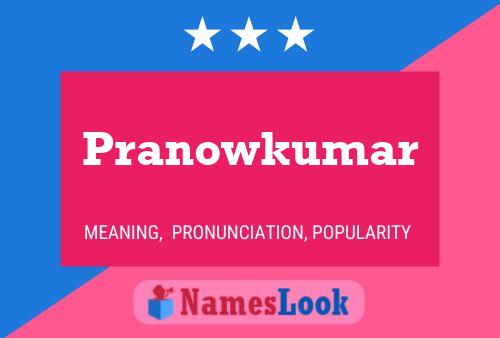 Постер имени Pranowkumar