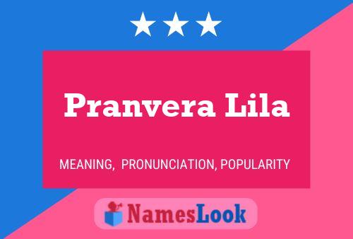 Постер имени Pranvera Lila