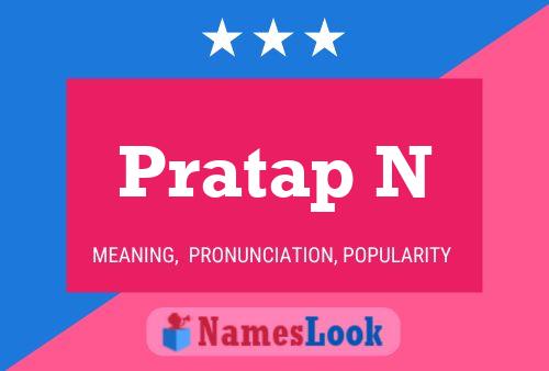 Постер имени Pratap N