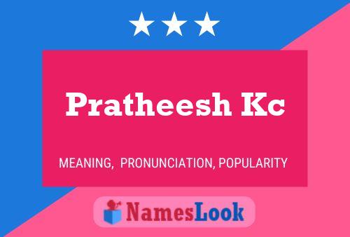 Постер имени Pratheesh Kc