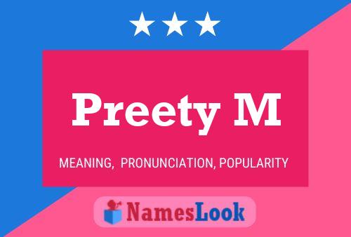 Постер имени Preety M