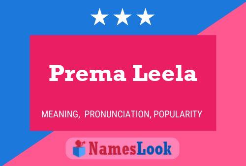 Постер имени Prema Leela