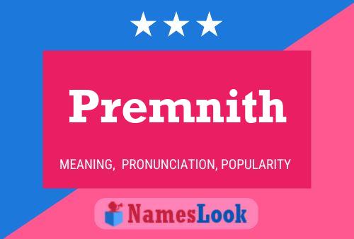 Постер имени Premnith