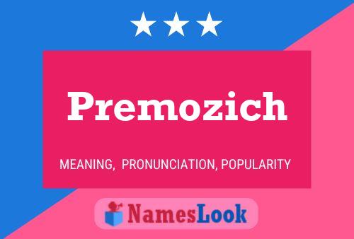 Постер имени Premozich