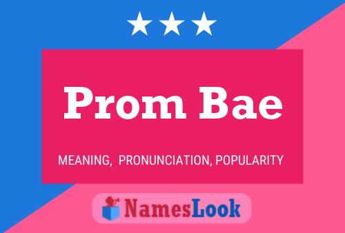 Постер имени Prom Bae