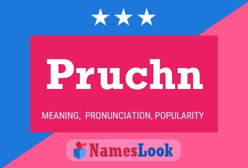 Постер имени Pruchn