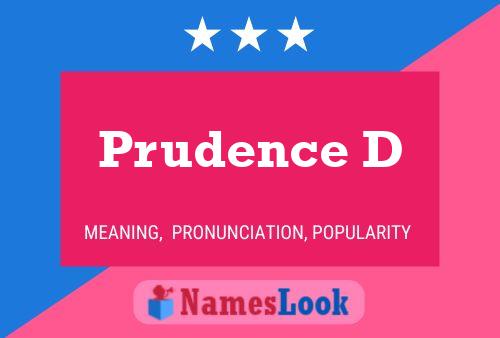 Постер имени Prudence D