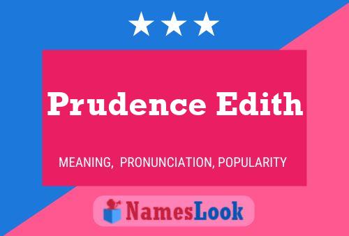 Постер имени Prudence Edith