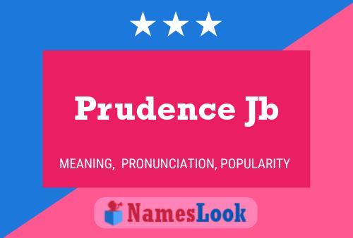 Постер имени Prudence Jb