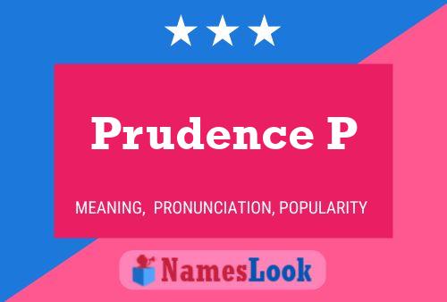 Постер имени Prudence P