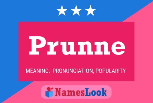 Постер имени Prunne