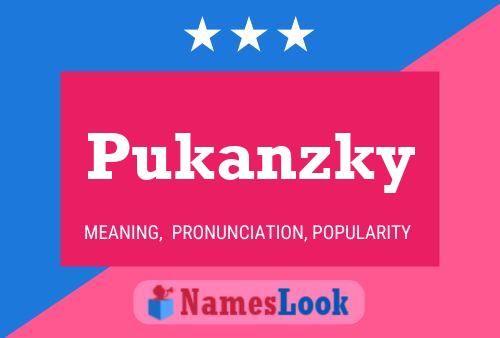 Постер имени Pukanzky