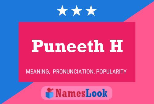 Постер имени Puneeth H