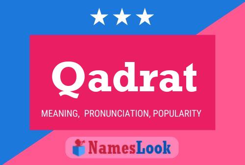 Постер имени Qadrat