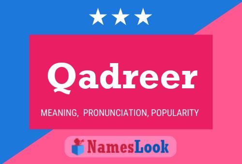 Постер имени Qadreer