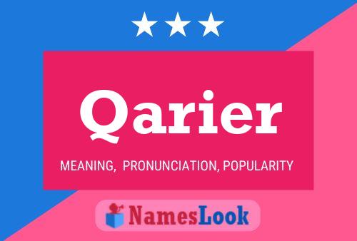 Постер имени Qarier