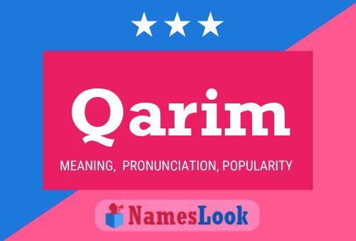 Постер имени Qarim