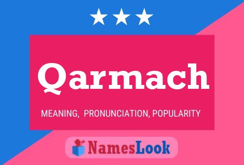 Постер имени Qarmach