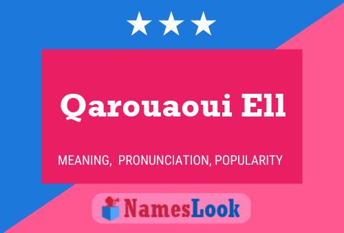 Постер имени Qarouaoui Ell