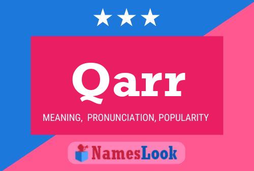 Постер имени Qarr