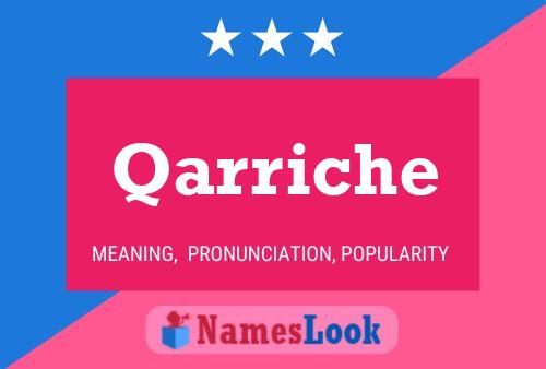 Постер имени Qarriche