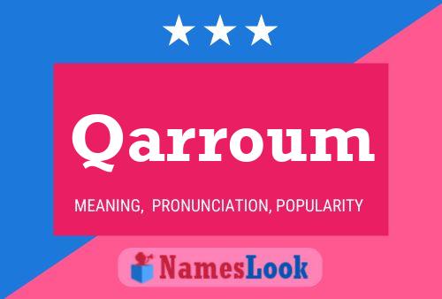 Постер имени Qarroum