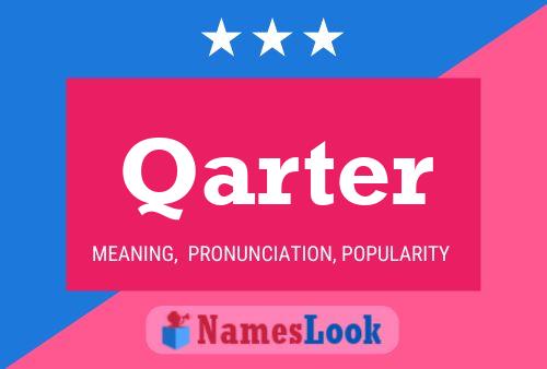 Постер имени Qarter