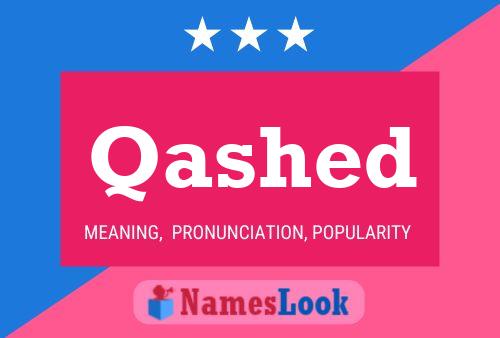 Постер имени Qashed