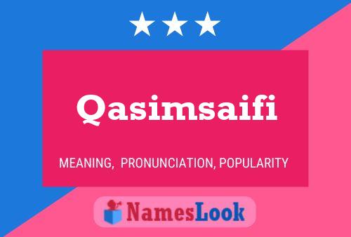 Постер имени Qasimsaifi