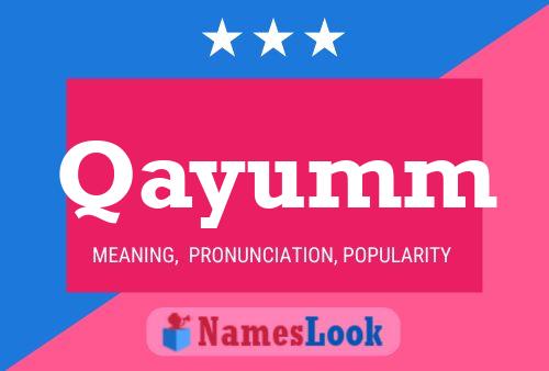 Постер имени Qayumm