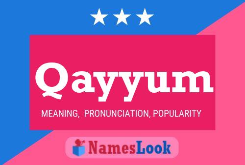 Постер имени Qayyum