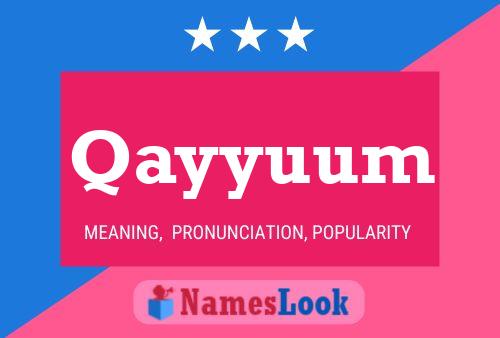 Постер имени Qayyuum