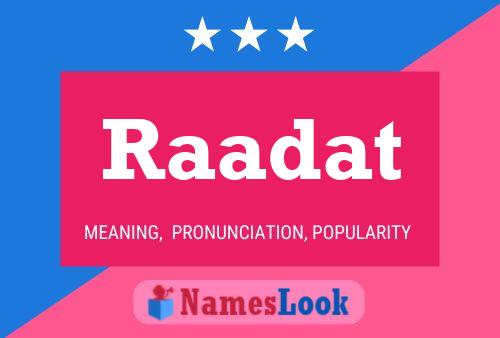 Постер имени Raadat