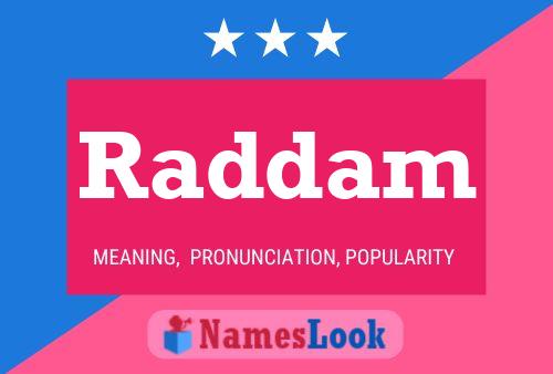 Постер имени Raddam