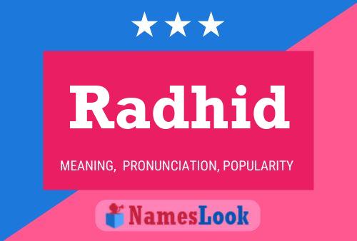 Постер имени Radhid