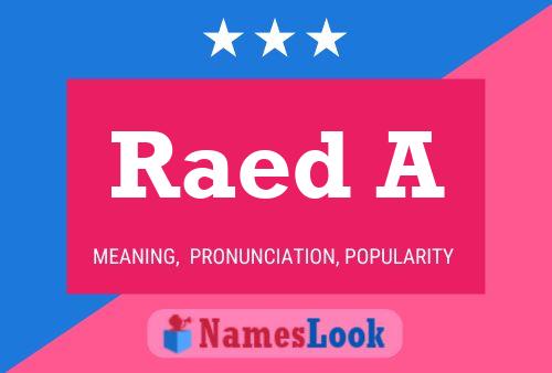 Постер имени Raed A