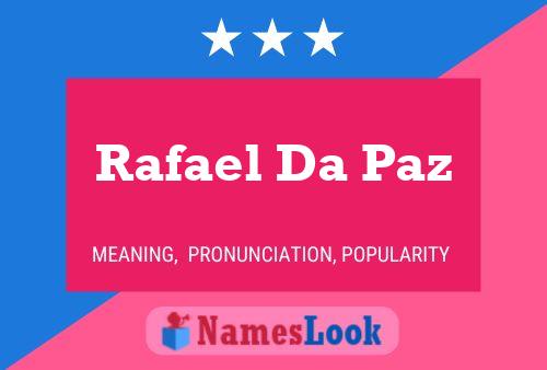 Постер имени Rafael Da Paz