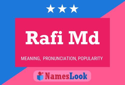 Постер имени Rafi Md